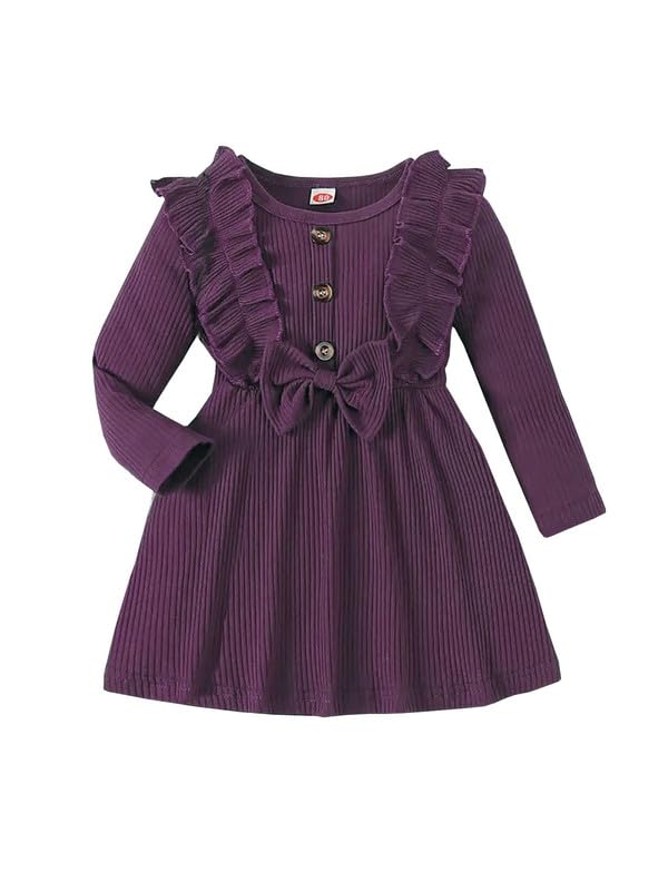 Image of Niren Enterprise Green Siskin Button Front Baby Girl Frock
