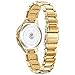 Citizen Women's Eco-Drive Dress Classic Crystal Watch in Gold-tone Stainless Steel, Silver Dial (Model: FE1192-58A)