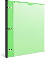 Vista 31 de INFUN Carpeta telescópica de 3 anillas, 4 unidades, carpeta redonda flexible con cubierta frontal personalizable y bolsillo transparente