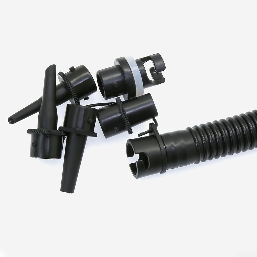Pompe à air manuelle de 4 L, débit de 4 L pour gonflable, tente gonflable bidirectionnelle jaune de 4 L