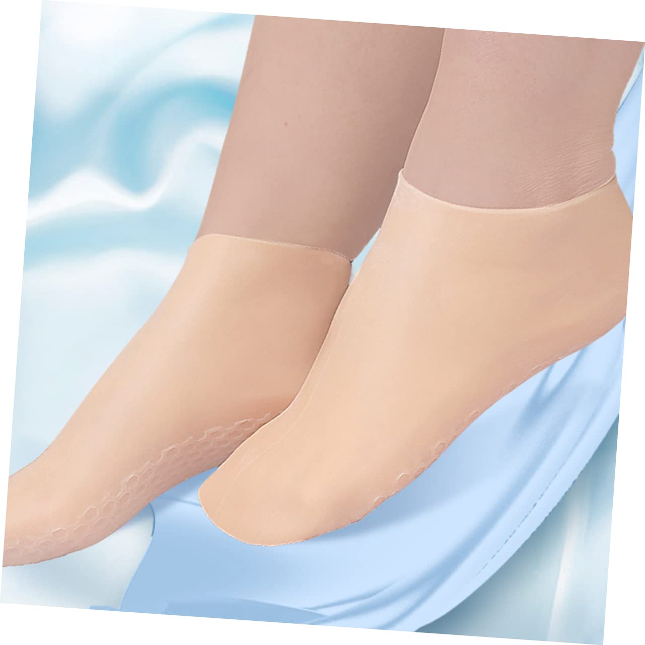 FRCOLOR Rejuvenate Your Feet 3 Pairs Aloe Socks Moisturizing Gel for Foot Care Spa-Like Experience