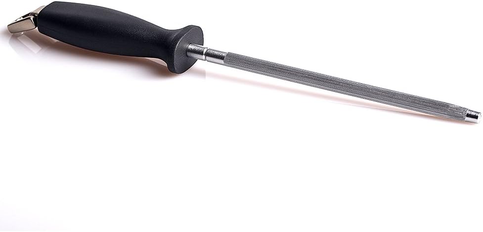 Rod Knife Sharpener, Professional Steel Knife Sharpener,Sharpening Steel 12.5''