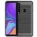 Galaxy A9 2018 Case, Galaxy A9 Star Pro Case, Rnicy Slim Shock Absorption Rubber Soft TPU Flexible Brushed Texture Protective Cover Case for Samsung Galaxy A9s 2018 (Black)