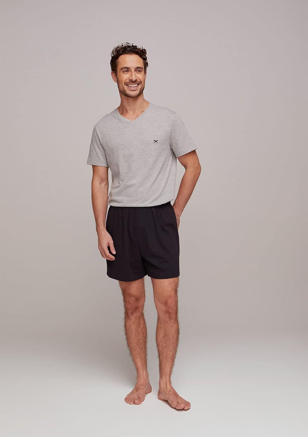 Pijama Masculino Curto Em Malha Cinza XG em promoção! Veja a oferta e mais achadinhos de Moda íntima 8 Hoje é o melhor dia para comprar Pijama Masculino Curto Em Malha Cinza XG com aquele preço maroto! Promoção! Aproveite a oferta! 8