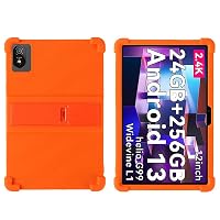 Coque Silicone Enfant Pour OUKITEL OT5S 12 Pouces – Housse Antichoc Légère Et Antidérapante (Noir)