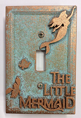 The Little Mermaid - Light Switch Cover (Aged Patina)