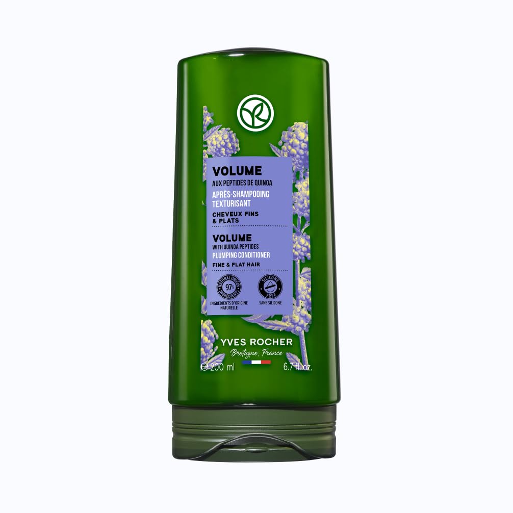 Yves Rocher Volume Quinoa Extract Plumping Conditioner Fine & Flat Hair - 200 ml. / 6.8 Fl.Oz