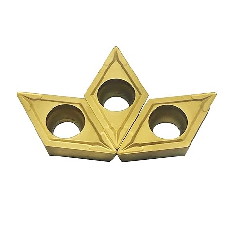 Miniatura 7 de RHFGYY 10 piezas DCMT070204 DCMT21.51 insertos de torneado de carburo con 3 soportes de herramientas de torneado indexables SDJCR0808H07 +