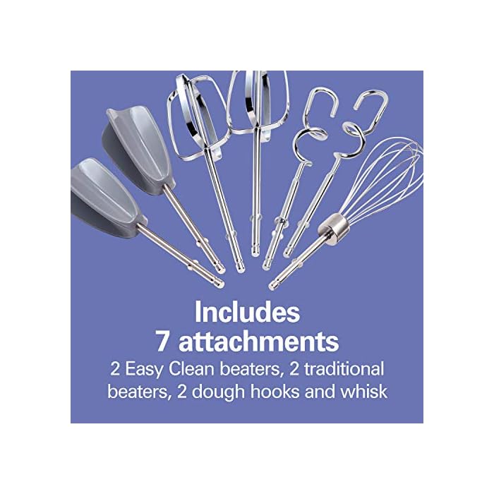 Buy Hamilton Beach 6Speed Electric Hand Mixer with Whisk, Dough Hooks