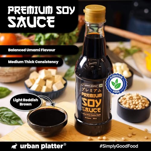 Image of Urban Platter Premium Soy Sauce, 500ml (Naturally Brewed | Umami | Suitable for Stir Fry | Asian Cuisine)