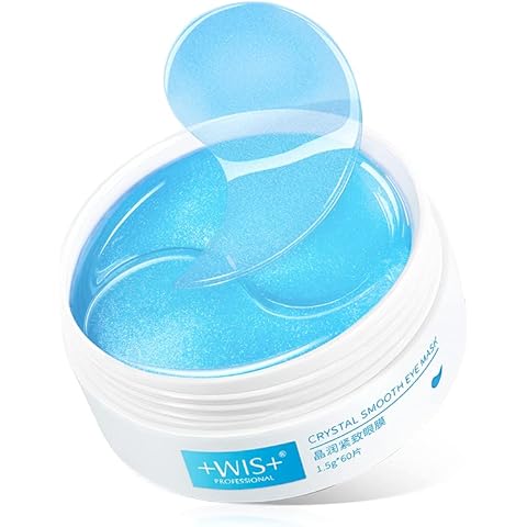 +WIS+ Máscara de ojos con ácido hialurónico y colágeno, tratamiento antiedad de 30 pares Cover