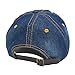 Popfizzy Bling Boss Hat for Women Rhinestone Hat, Bedazzled Baseball Caps, Distressed Hat, Fancy Bejeweled Hats, Sparkle Studded Denim Ball Caps (Boss)