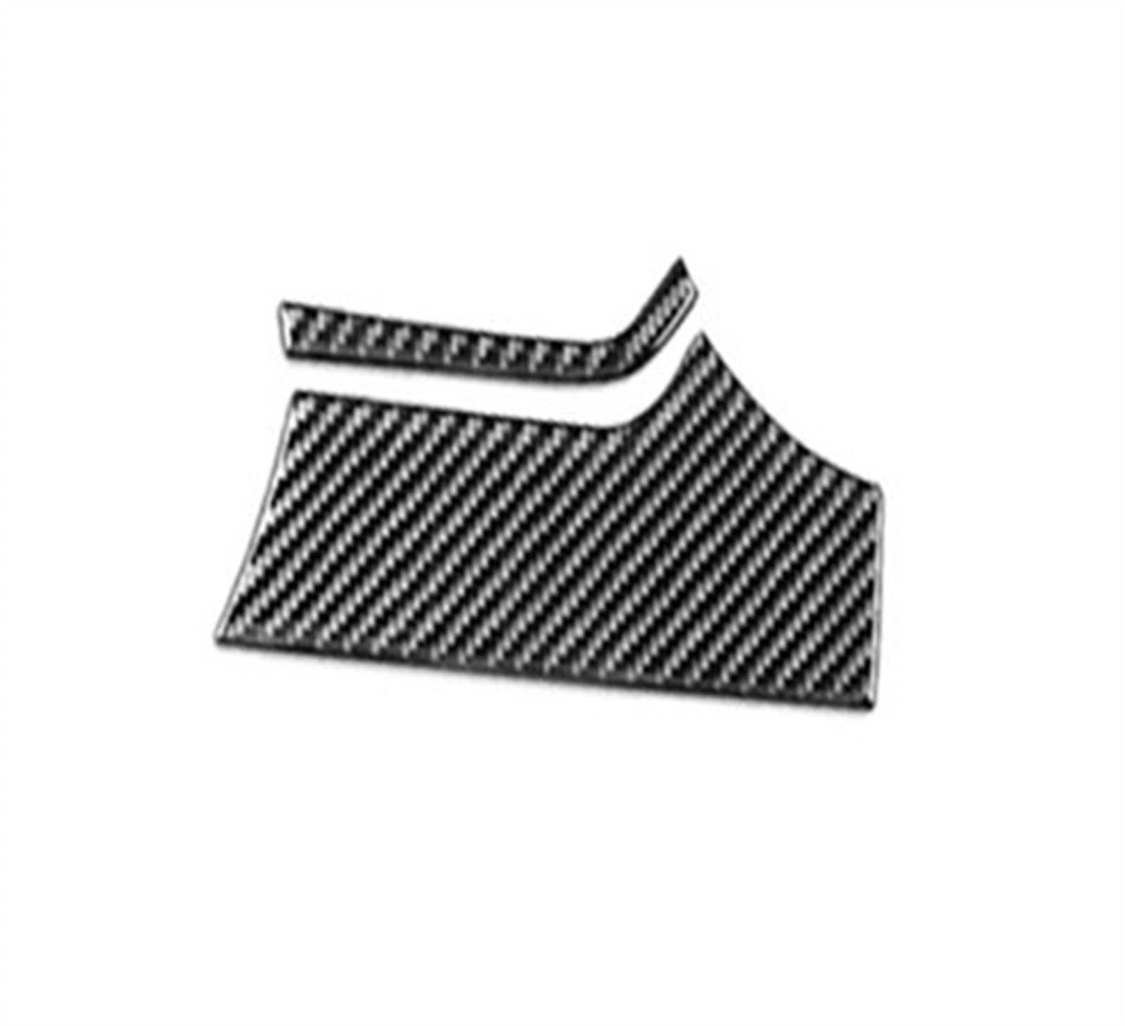 Parts Real Carbon Fiber Car Interior Dashboard Decoration Stickers Cover for Tesla Model X 2016-2020 Model S 2012-2020(Air Outlet RHD)