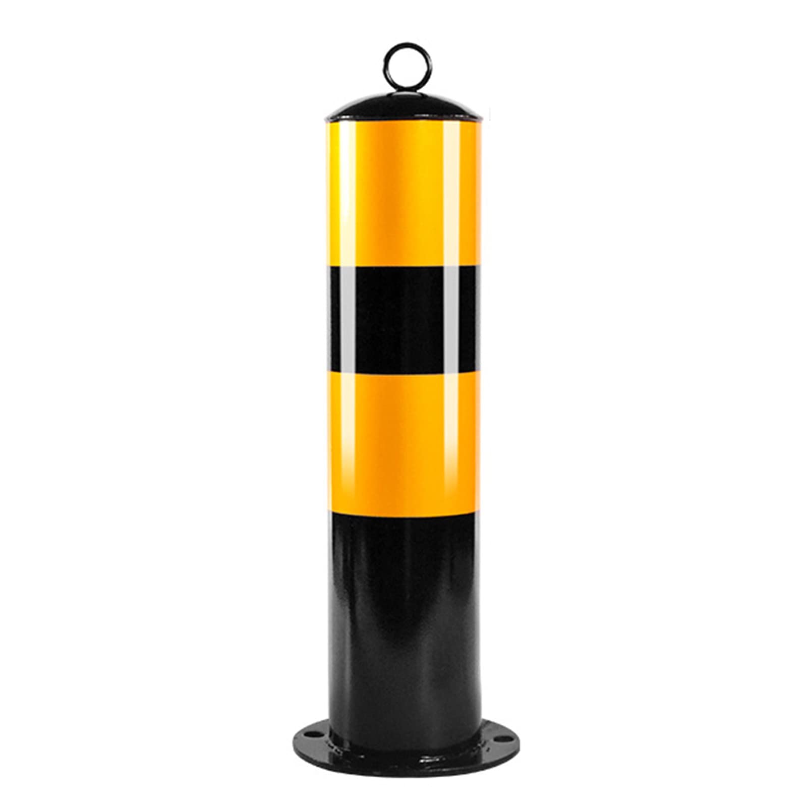 WOTZOV Parking Posts For Driveways, Parking Barrier Car Parking Prevention Bollard Posts With Reflective Tape 114Mm Wide Parking Barrier Concret Traffic Cones For Parking Lot,Constru,50cm