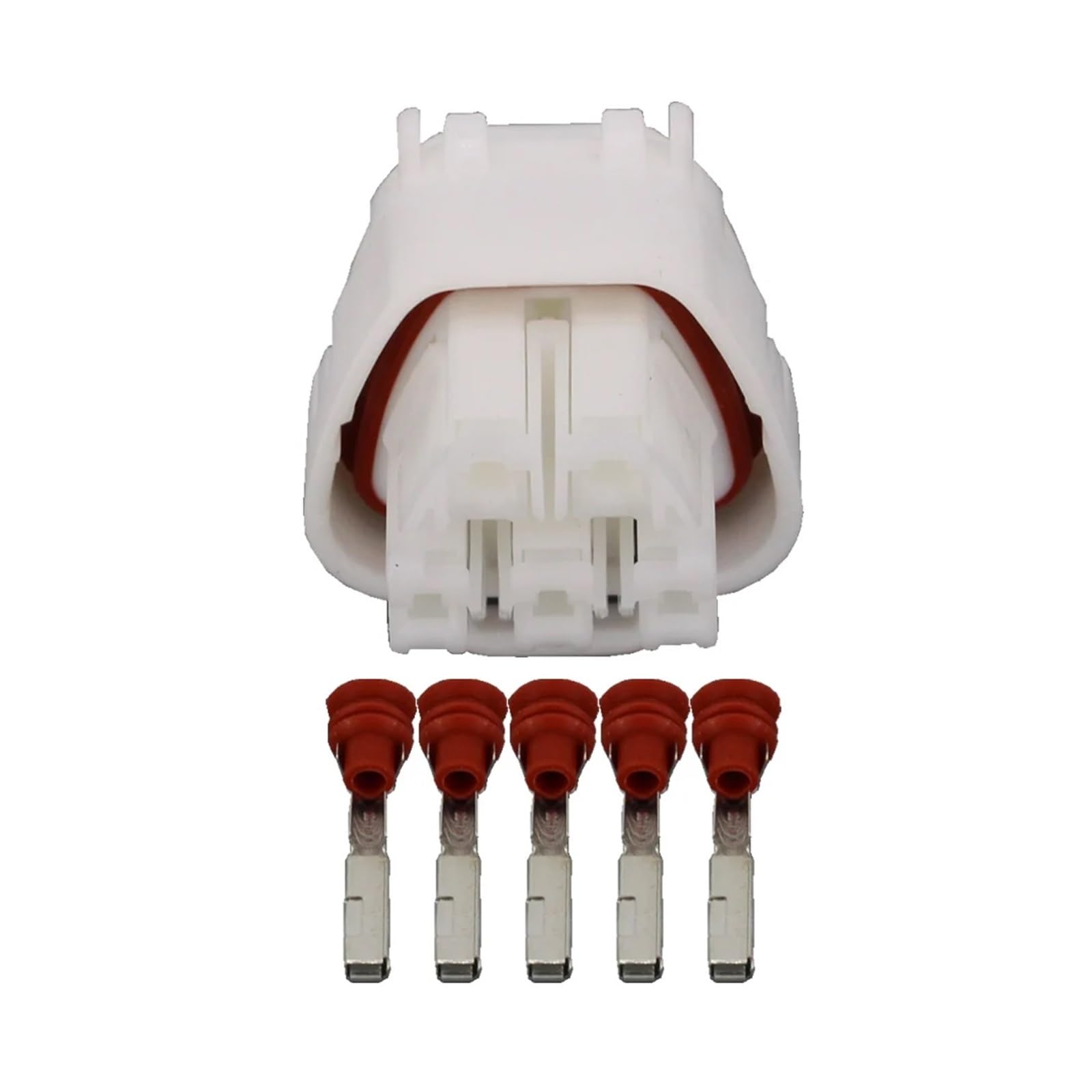 Hengliang Store 5-pinowe złącze wtykowe oprzyrządowania samochodowego Wtyczka samochodowa z terminalem DJJ7051B-2.2-21(10 Sets)