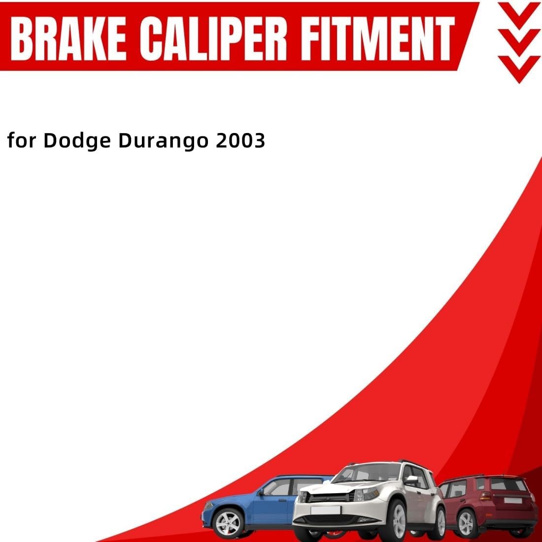 Front Left and Right Disc Brake Caliper Assembly Pair Set ZGYWAutoParts for Dodge Durango 4.7L 2003, for Dodge Durango 5.9L 2003