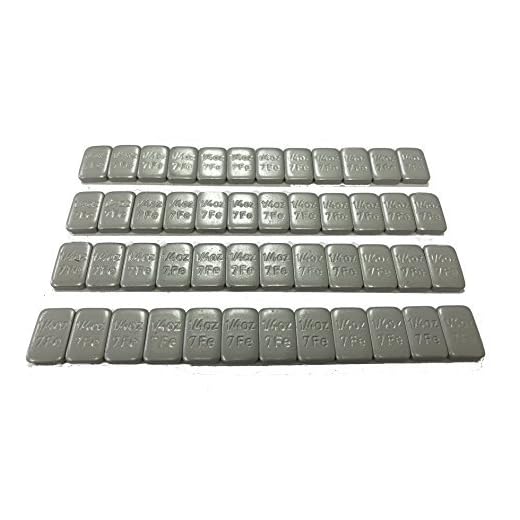 Hornet Tire 1/4oz Grey Lead Free Adhesive Backed Wheel Weights - 48 pcs