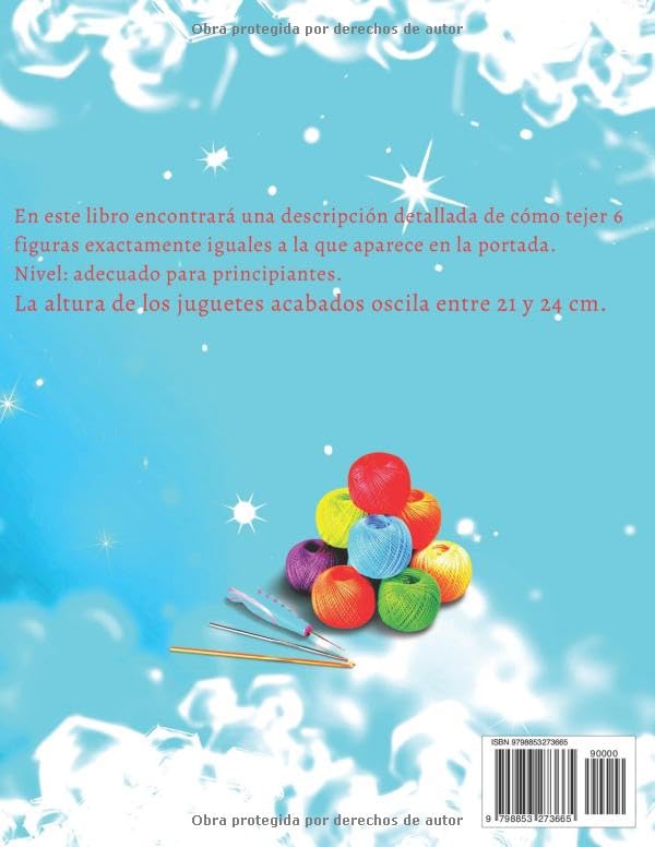 Miniatura 2 de El Libro de Ganchillo para Principiantes Amigurumi Español 6 Amigos del Ganchillo Para Principiantes Tejer con Ganchillo Fácil (SPAIN) (Spanish
