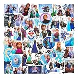 50 PCS Sticker, Kawaii Sticker Cute Cartoon Stickers Vinyl Wasserfest ästhetisch für Skateboard Gitarre Laptops Scrapbook Telefone Fahrrad Koffer für Teenager Jungen Mädchen Erwachsene
