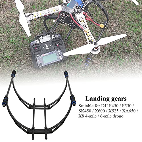 Dilwe RC Drohne Fahrwerk, 2 Stücke Erhöhte Erweiterte Fahrwerk Halterung Unterstützung Für F450 / F550 / SK450 X60 X8 Drone Quadcopter Zubehörteile
