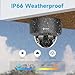 Anpviz 5MP PoE Camera Outdoor Indoor, Vandal Proof Dome Security PoE IP Camera with Audio, 98ft Night Vision, H.265, 24/7 Recording, IP66 Waterproof, 2.8mm Wide Angle (Grey), NDAA Compliant (U Series)