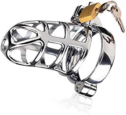 Men's Metal Device Lock cage Lock (3 Rings)