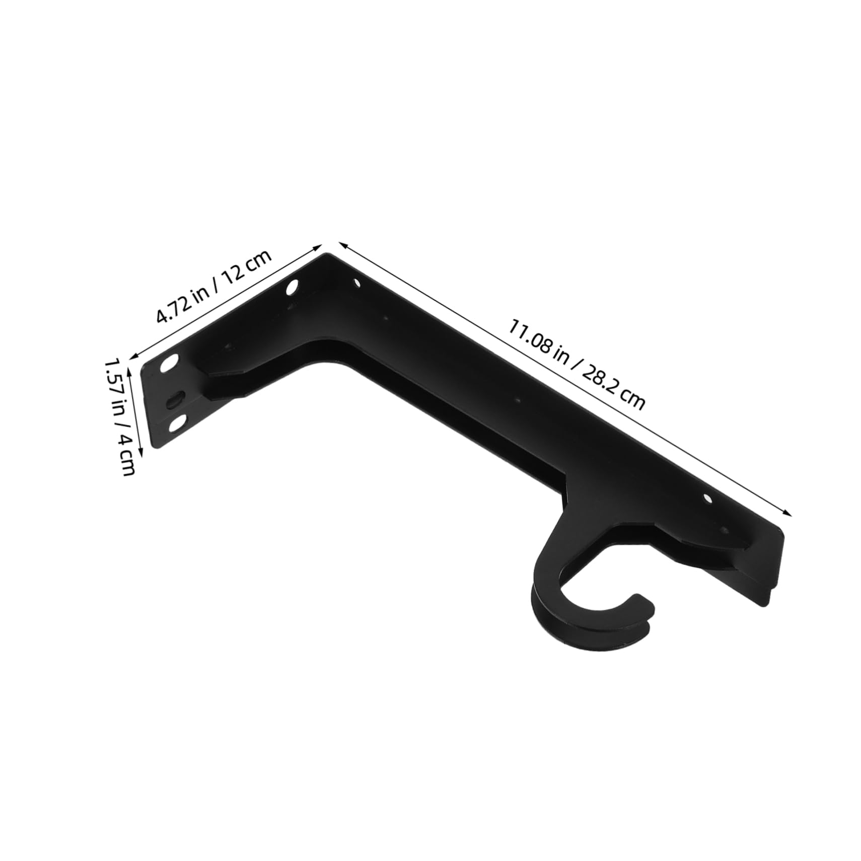 Uonlytech 2sets Staffe Per Mensole Pesanti in Spesso Con Ganci Staffe Nascoste Per Appendere Mensole Galleggianti Alla Parete Per Cucina Bagno Ufficio
