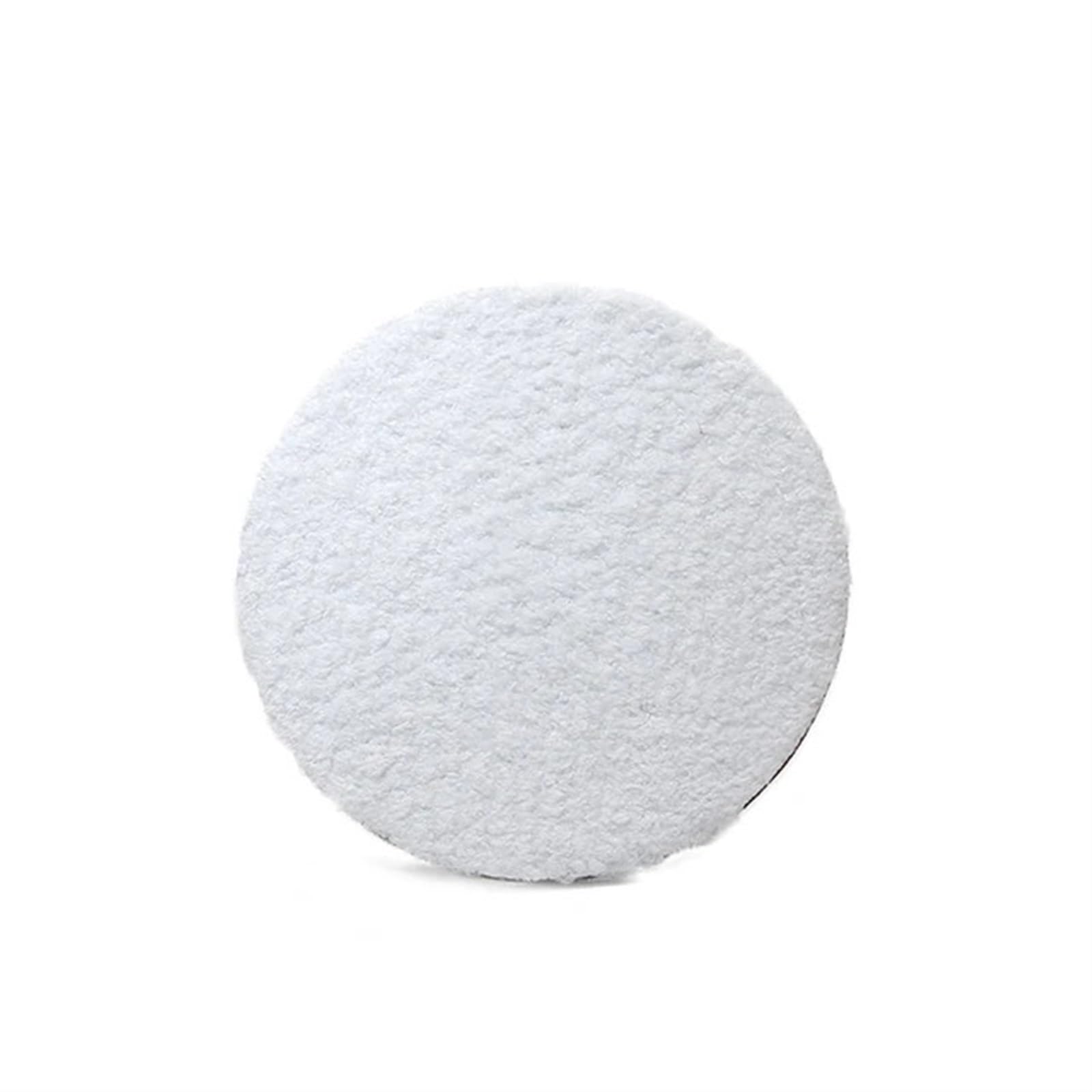 ZagYing White Colour 3/5/6 Inch Car Care Microfiber Buffing Sponge Polishing Pad Wax Applicator Pad