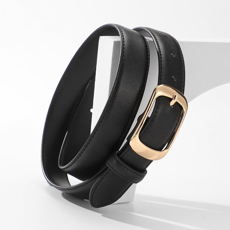 Leather Extended Thin Belt Women's Decoration Knot Versatile Waist Belt3