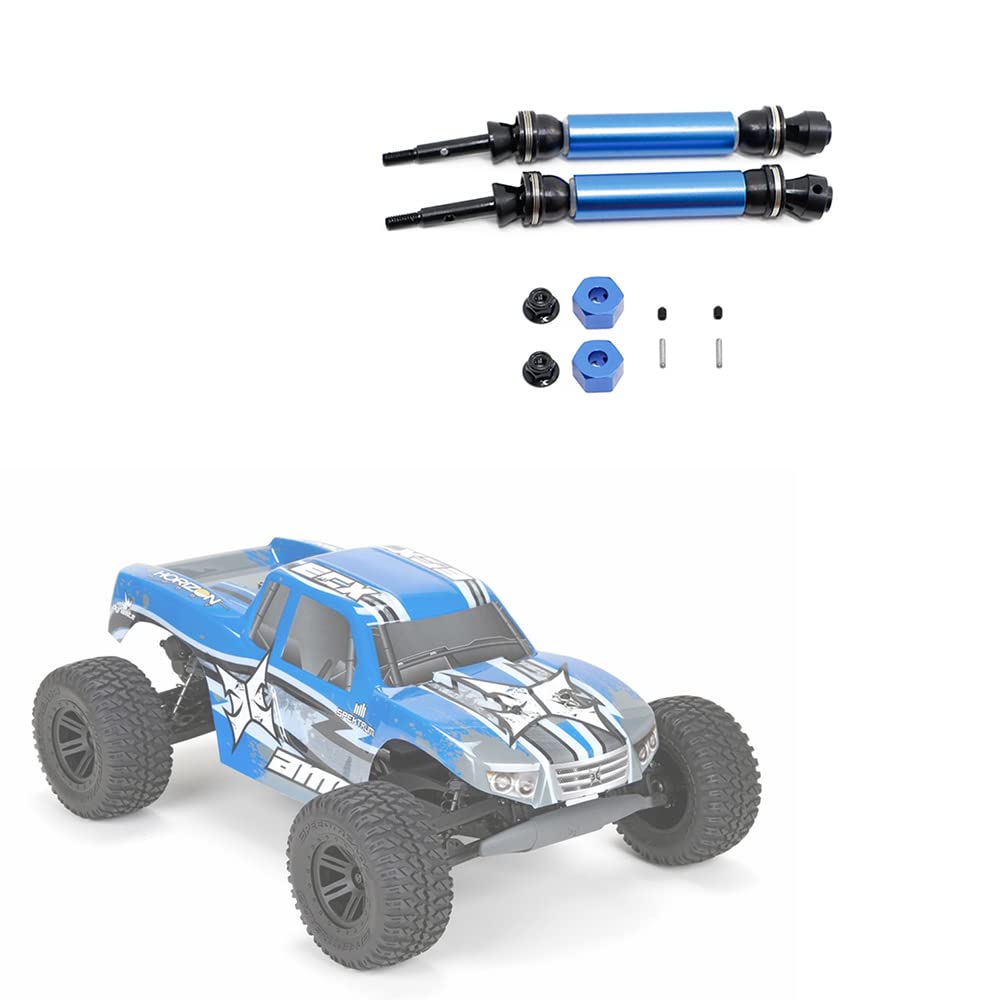 2 PièCes Arbre de Transmission ArrièRe CVD pour 1/10 2WD SéRie Ruckus Torment Circuit AMP RC PièCes de Mise à Niveau de Voiture, 2