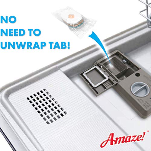 Amaze! Premium All-In-One Dishwasher Tablets (12 Boxes Of 35 Tabs) - Fresh Scent - Powerful Dish Detergent. Fight Hard Water Buildup. High Performance. Dissolvable Film. #TOP5