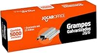 Grampo Galvanizado 26/6 Com 5000 Leonora, Prata