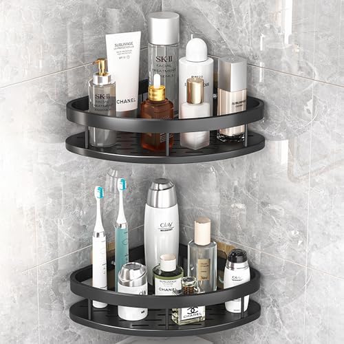 HSIULMY Shower Caddy, Bathroom Corner Shower Shelfs, Shower Storage