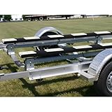 Roulette de remorque de bateau : le glissement fluide permet un lancement et un chargement sans effort, réduisant la friction et l'usure lors d'une utilisation répétée dans des environnements humides. Idéal pour les besoins fréquents de remorquage sans entretien supplémentaire