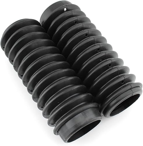 GZYF Polainas de cubierta de horquilla de motocicleta, polainas de horquilla delantera de goma para Honda CB450 CB500 CB550F CB550K CB750 CL450