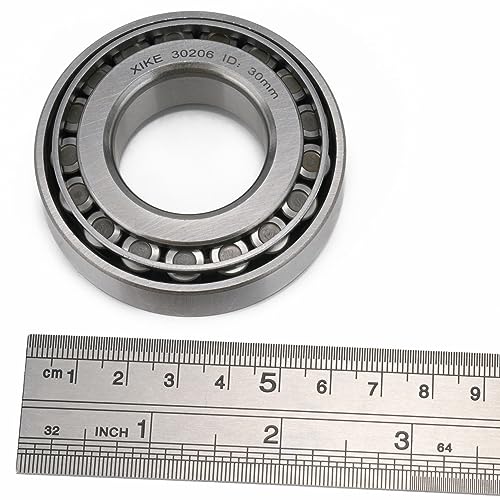 XiKe 2 Stück 30206 Kegelrollenlager 30x62x17.25mm|Passend für DIY|ATV|Auto|LKW|Anhänger Räder|Getriebe&Motor|Industrie|Technik|Landwirtschaft|Garten Maschinen und Reducer.