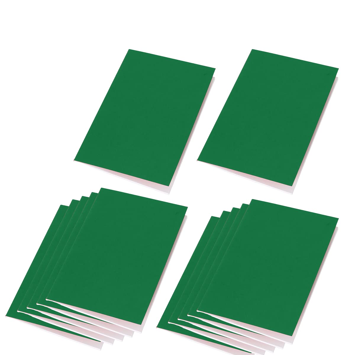 Eco-Neutral – A5 Softcover Notebook, Bulk/Wholesale Notebooks, Eco-Friendly cover with 80 Ruled pages Notebook (Pack of 12) (Green)