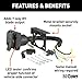 CURT 57674 Dual-Output 4-Way Flat Vehicle-Side to 7-Way RV Blade Trailer Wiring Adapter with Tester