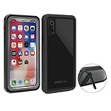 Abbicen iPhone X Waterproof Case Full Body Underwater Protective Case with Sensitive Fingerprint Anti-Scratch Phone Case Support Waterproof Shockproof Snowproof for Diving/Swimming/Boating/Snorkeling