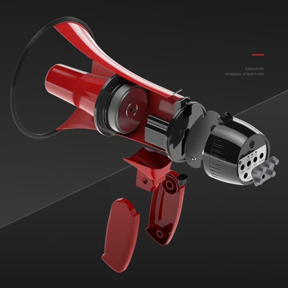 KYUSAR Handheld Megaphones Bullhorn Portable Megaphones Handheld Megaphone Rechargeable Blue Speaker Megaphone Speaker Megaphone Speaker(Color:Blue)