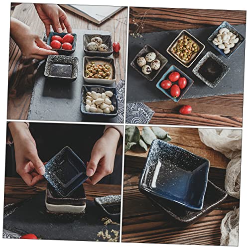 Juego de 5 platos japoneses de cerámica para sushi miniatura 6