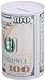 Home Bay Metal Money Piggy Bank with 100 Dollar Bill Wrapping