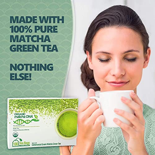 Matcha Teabags Matchadna Certified Organic Matcha Green Tea By Matcha Dna - 100 Teabags #TOP5
