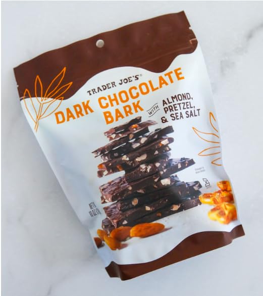 Trader Joe's Dark Chocolate Bark with Almond, Pretzel & Sea Salt