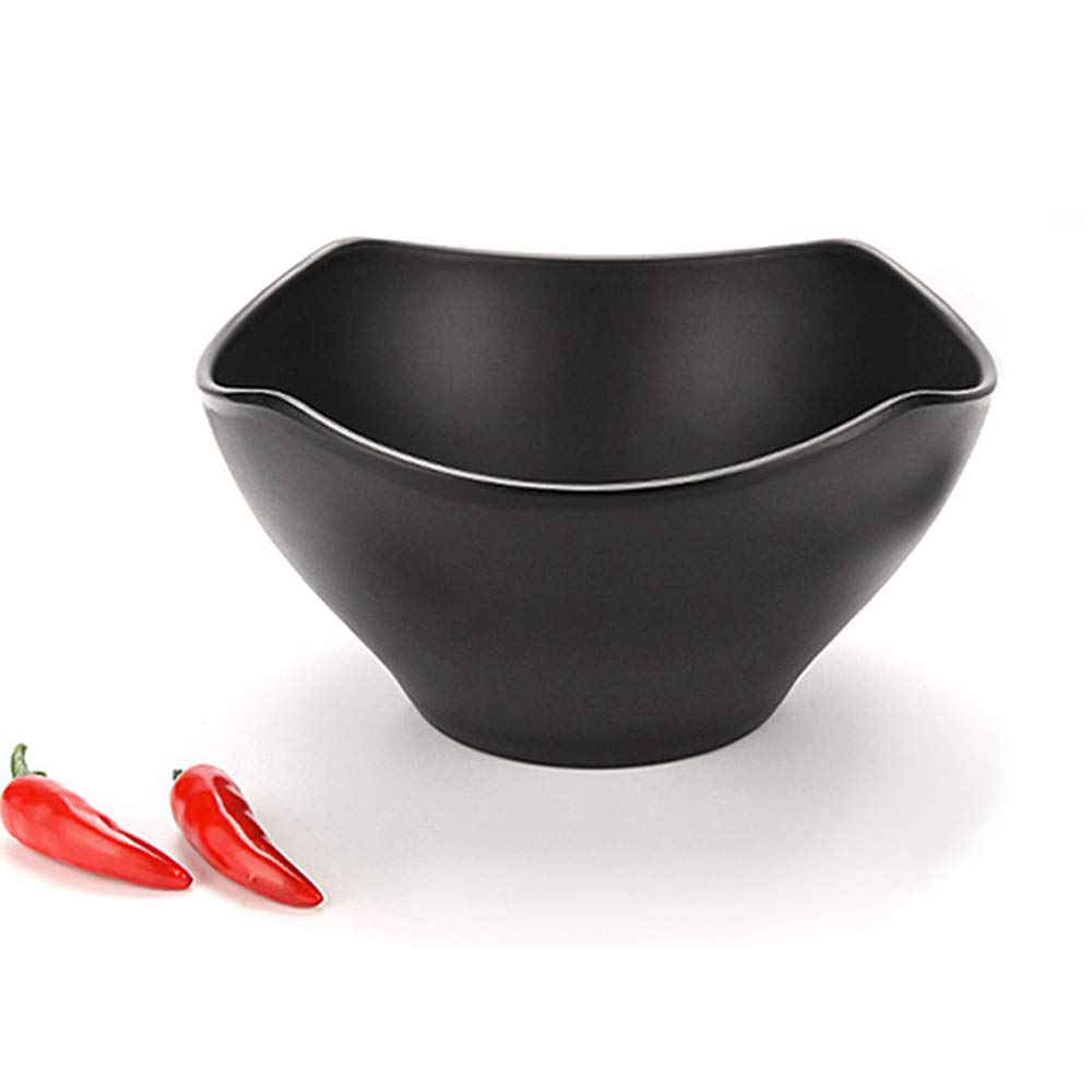 Genérico Juego de 4 tazones hondos para Sopa de Fideos Ramen japoneses, de melamina de Alta Capacidad (1800 ml), Aptos para Fideos asiáticos Udon, Soba, Pho y Cereales.