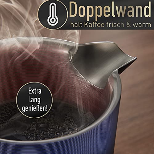 Barista Legends French Press Edelstahl Kaffeebereiter (1 Liter) - Doppelwandige Thermo Kaffeepresse für dauerhaft… – Bild 5