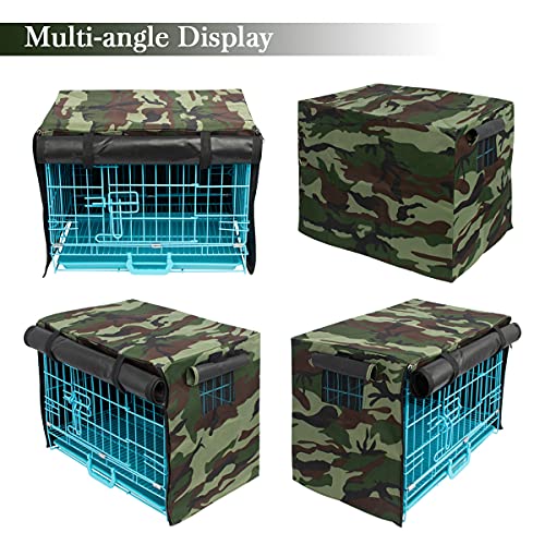 Kennel Cover 30 Inch, Dog Crate Cover Waterproof , Pet Cage Covers Shade and Windproof, Cat Kennel Covers for Indoor… - Image 2