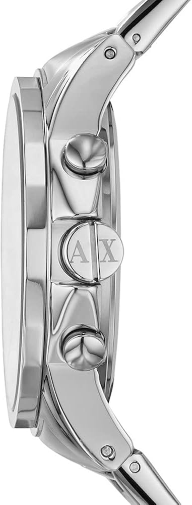 Armani Exchange Orologio da uomo con cronografo in acciaio inossidabile color argento AX2500 Armani Exchange Orologio da uomo con cronografo in acciaio inossidabile color argento AX2500