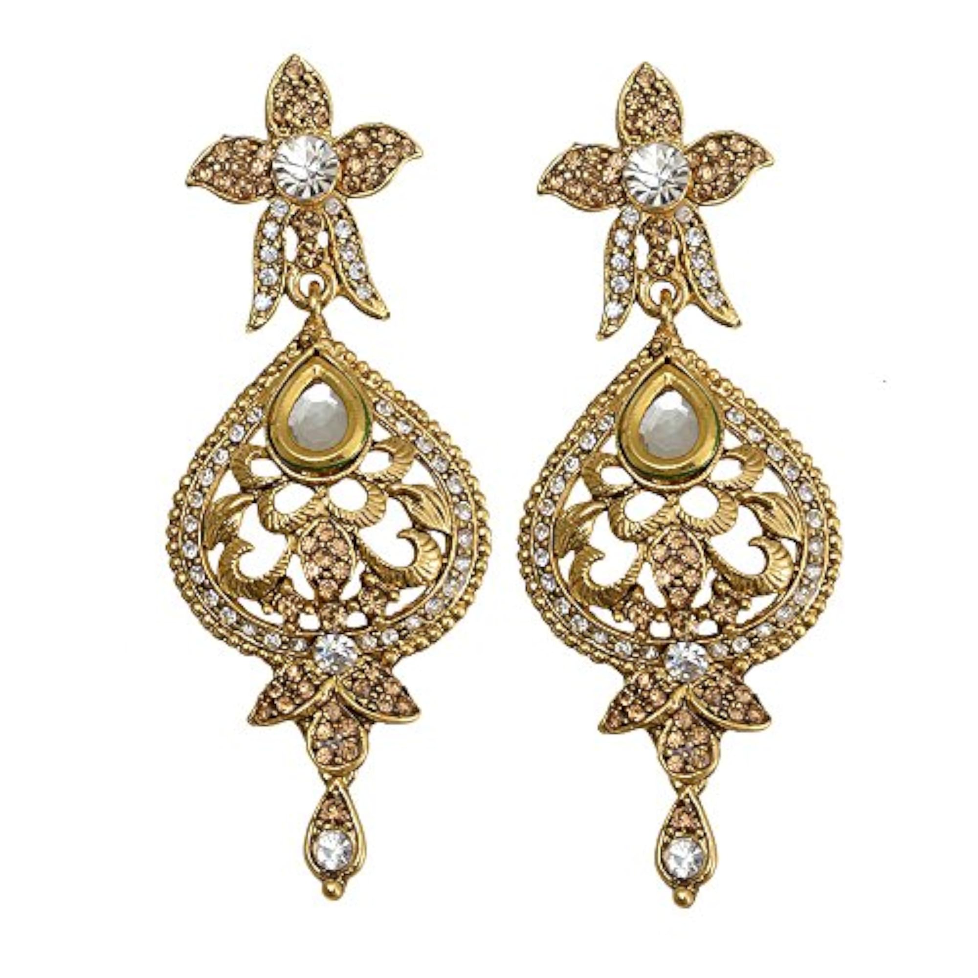 Earring Maang tika set - Traditional Indian Jewelry