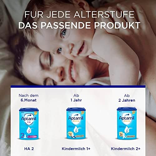 6. Bild von Aptamil HA 2 – Anschlussnahrung nach dem 6. Monat, Mit Omega 3 & 6, DHA, ARA & ALA, Nur Laktose, Ohne Palmöl, Babynahrung, Milchpulver, 1x 800g